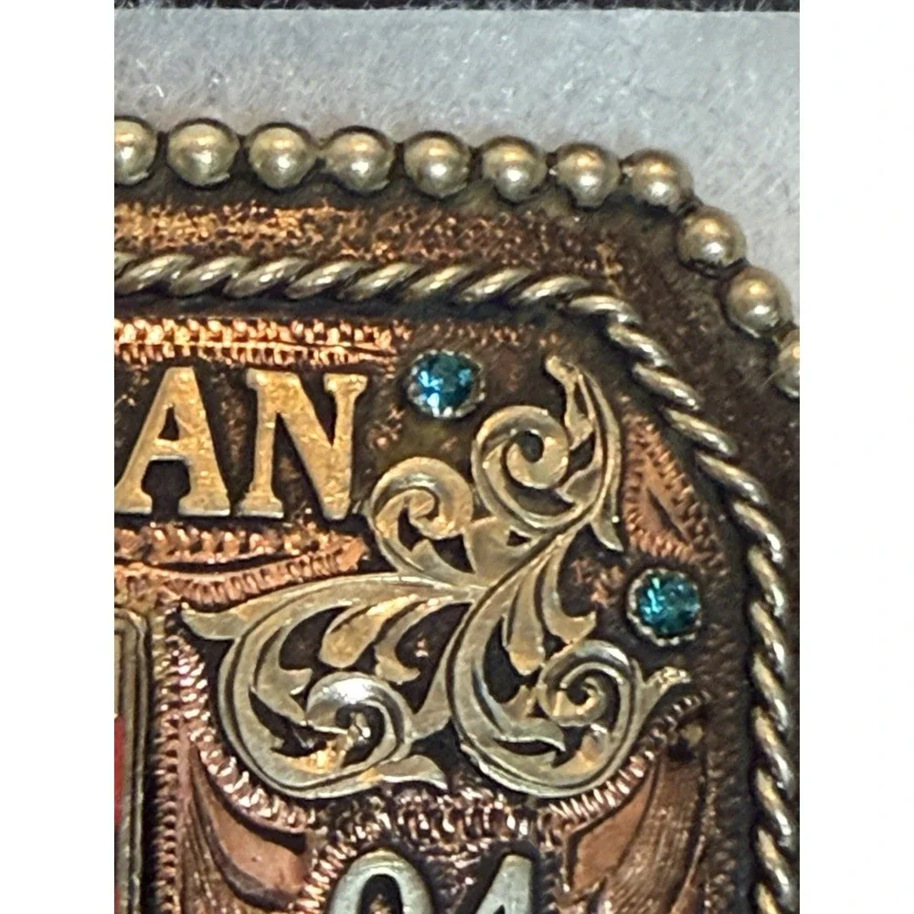 2004 Sheridan Buckle Co. Customized Belt Buckle Arizona 4.5